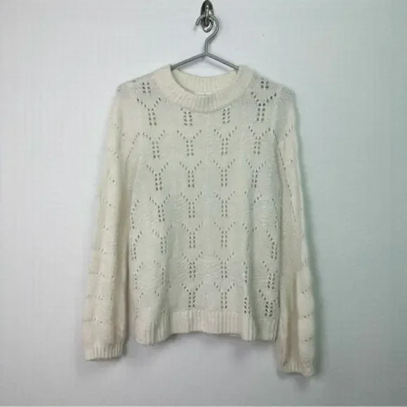 GAP Chunky Knit Pattern Sweater medium - Picture 2 of 9